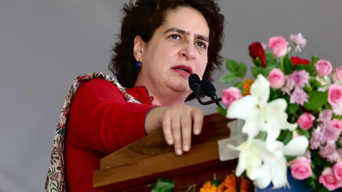 Modi government’s policies denying rights to people, says Priyanka Gandhi Vadra