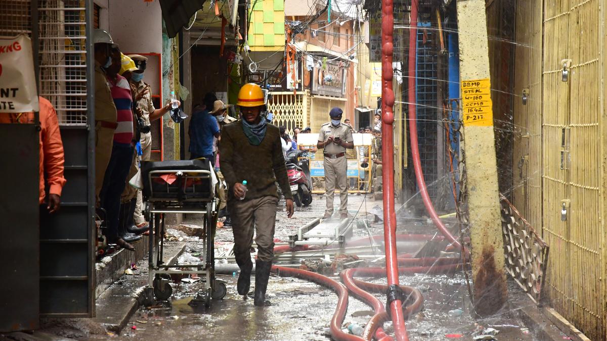 Bengaluru fire accident: Narrow lanes made rescue operations a Herculean task