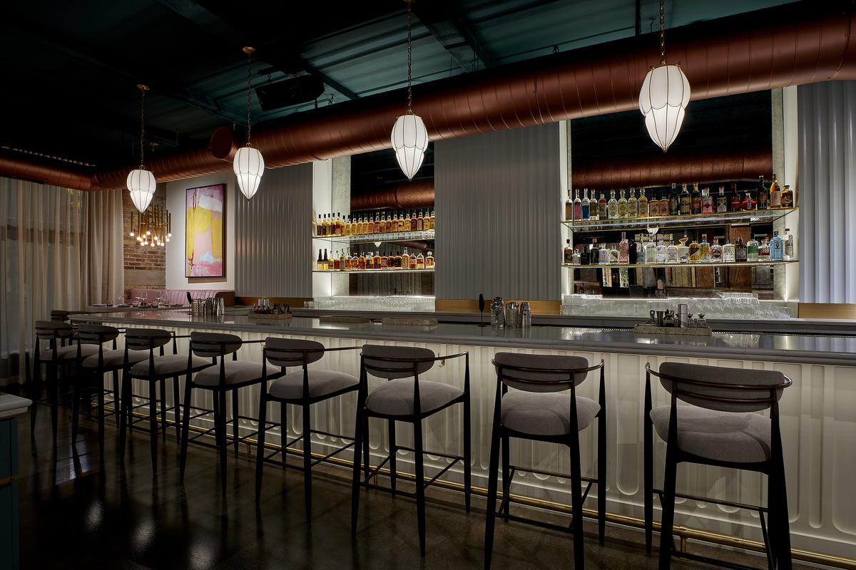 The bar at Indienne, Chicago