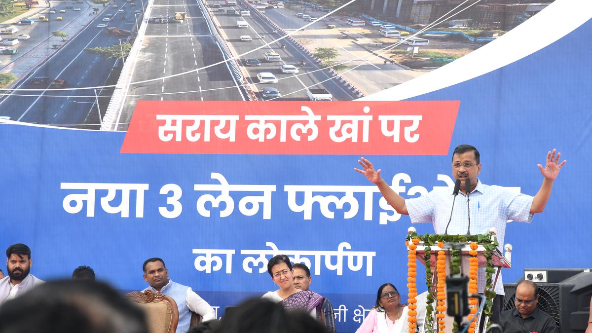 Delhi CM inaugurates 3lane flyover at Sarai Kale Khan The Hindu