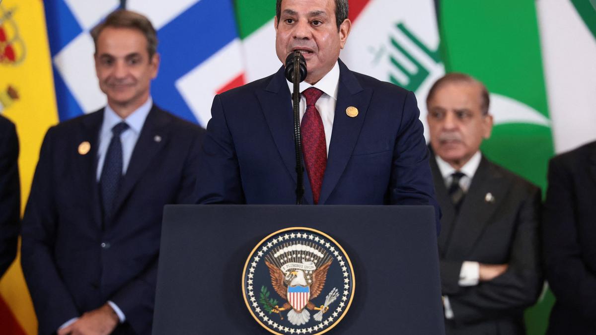 Egyptian President says Trump's Mideast proposal is 'last chance' for peace in region