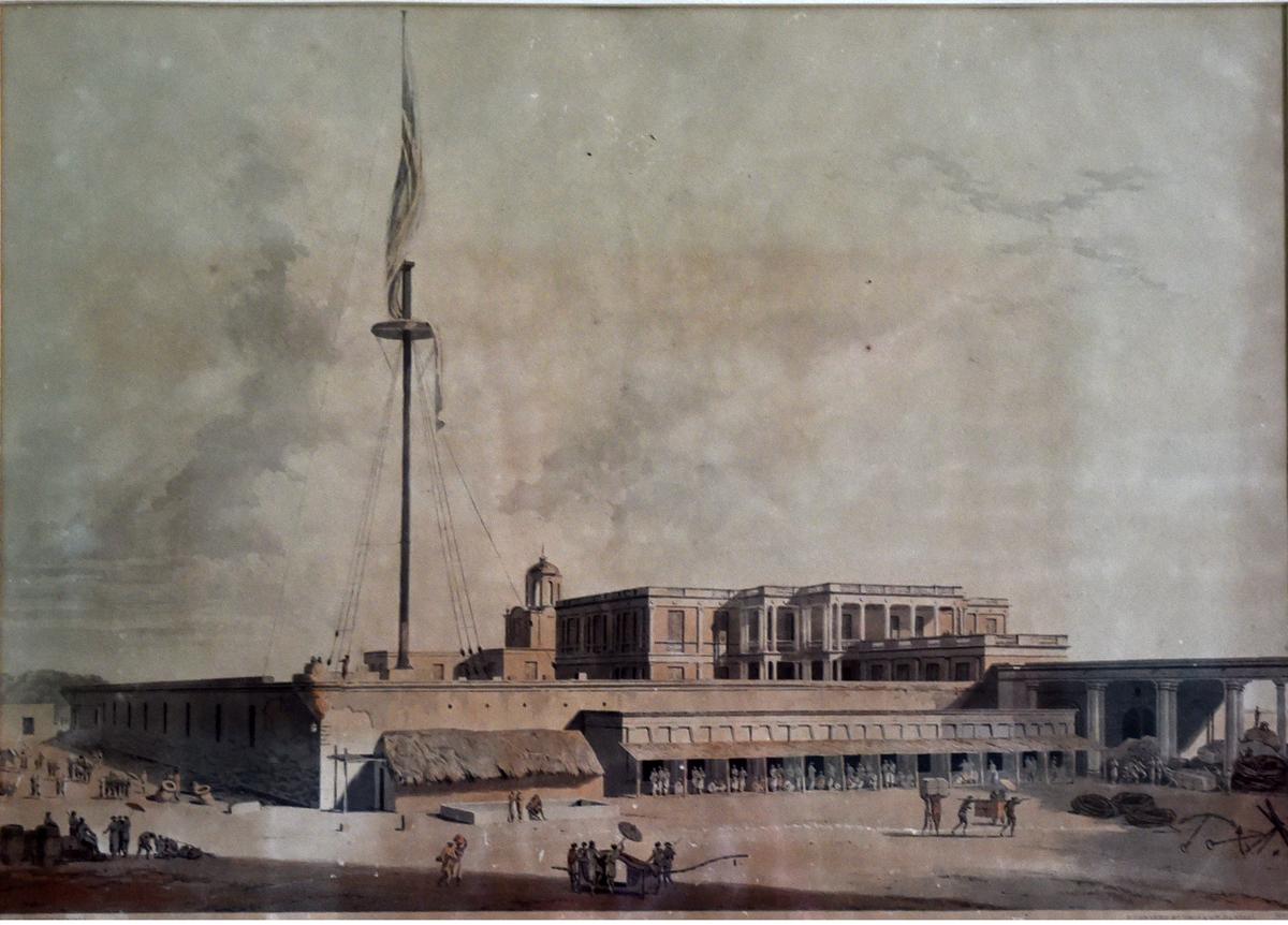 A painting of Fort St. George, Madras