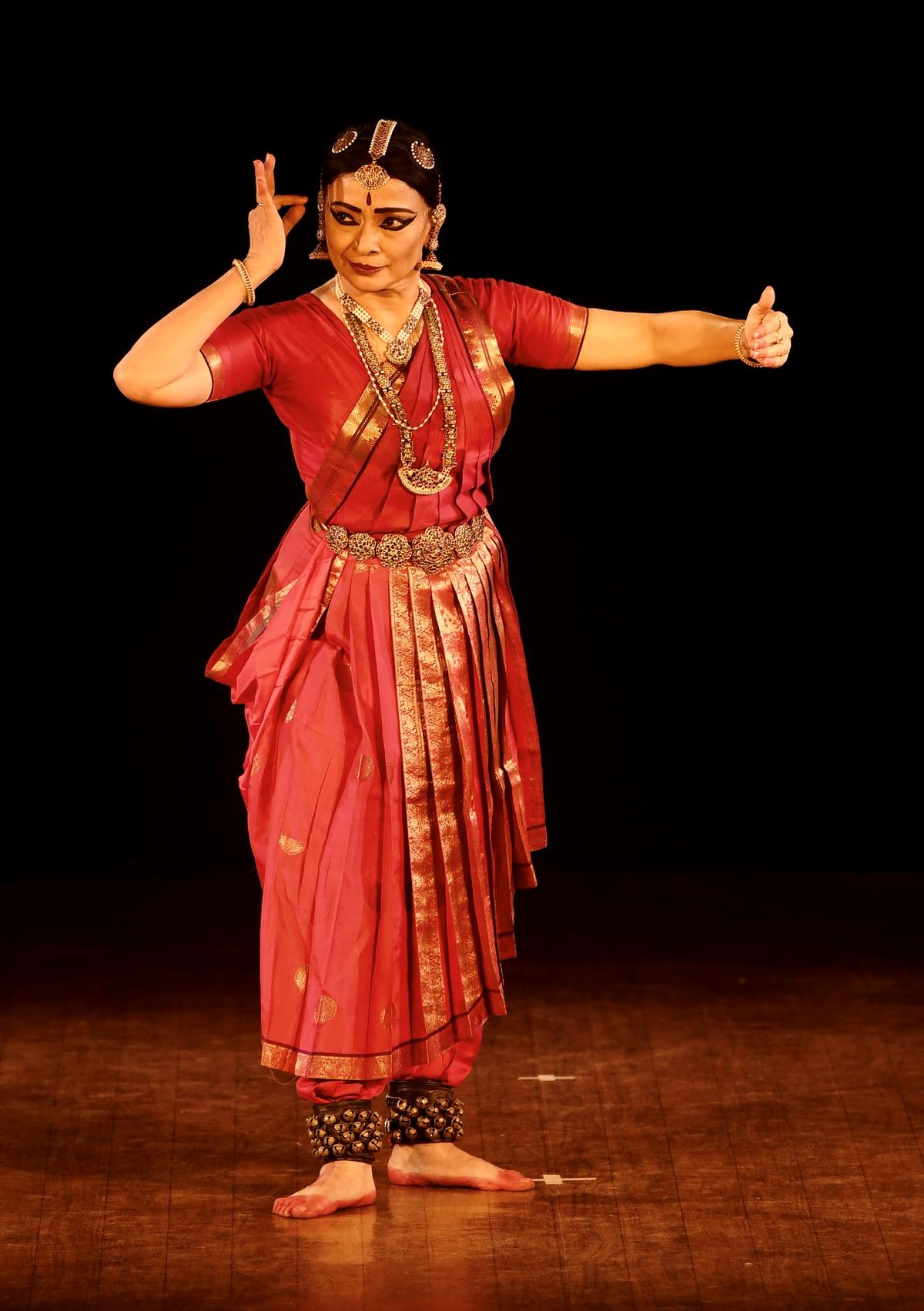 Malavika Sarukkai’s performance was backed by well-composed music.