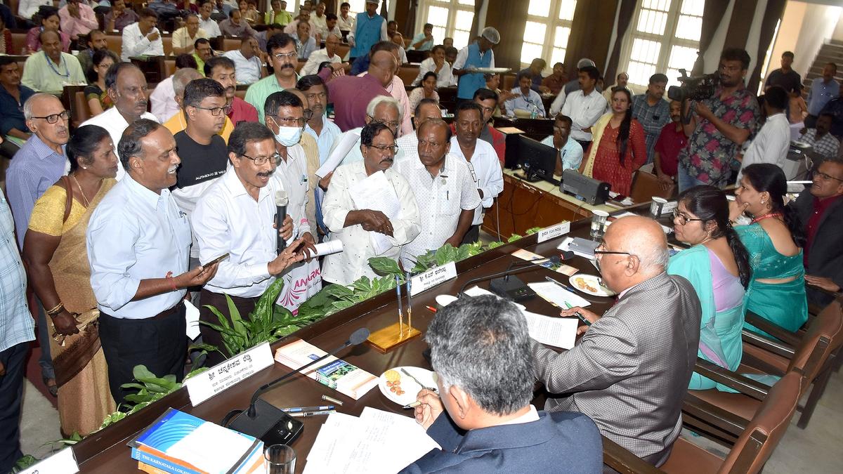 Upalokayukta hears public grievances in Mysuru