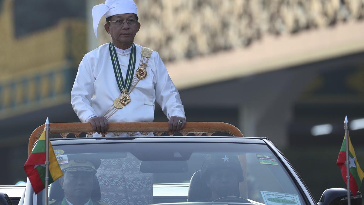 Myanmar army leader touts election plan on Independence Day