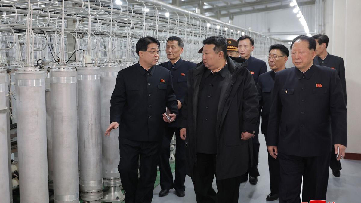 North Korean leader Kim inspects nuclear facility as Pyongyang pressures Trump administration