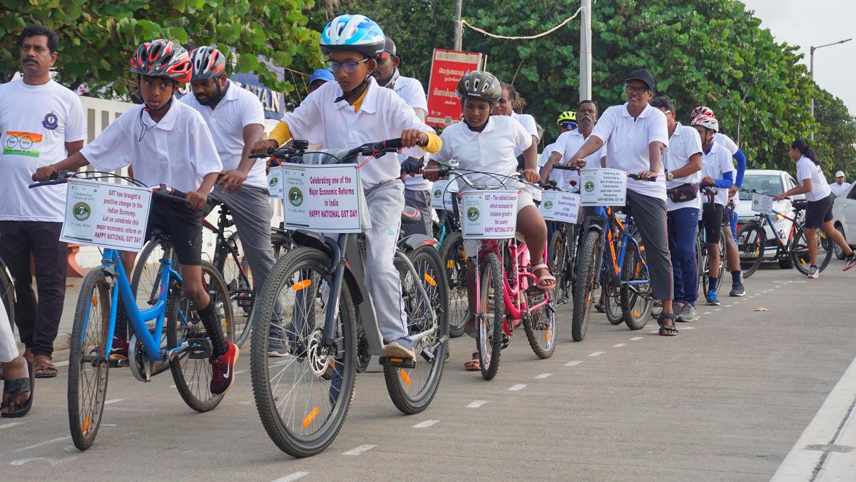 Cycle rally to mark GST Day