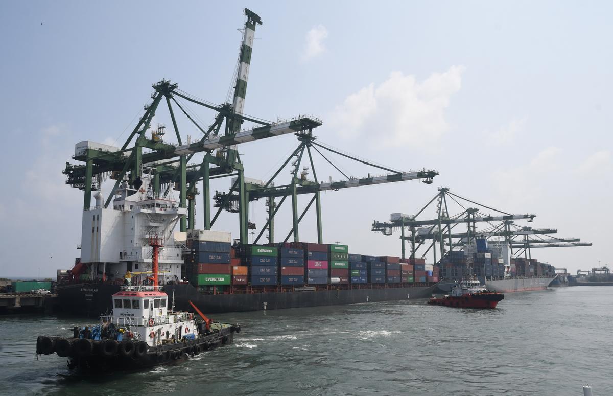 The Port Trust container terminal 