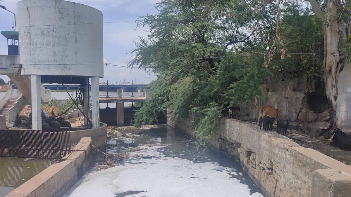 Sewage flows into Cauvery as Mela Chintamani pumping station shutters remain dysfunctional