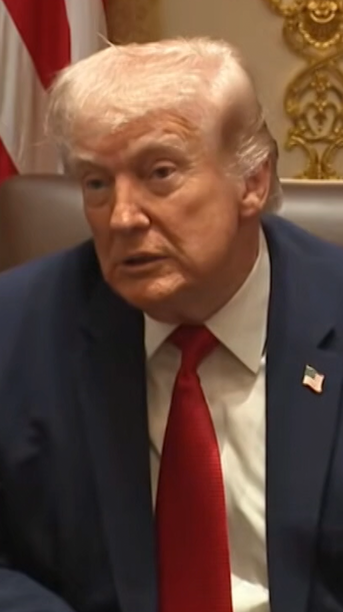 Watch: Trump reveals ‘present’ from Iran