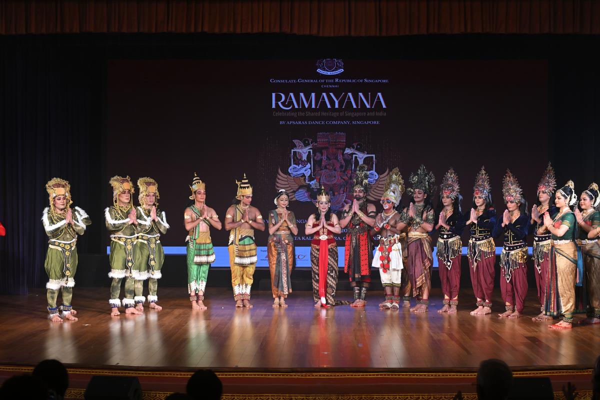 ‘Ramayana: Celebrating the Shared Heritage between Singapore and India’ on August 8 and 9 at Kalakshetra in Chennai.