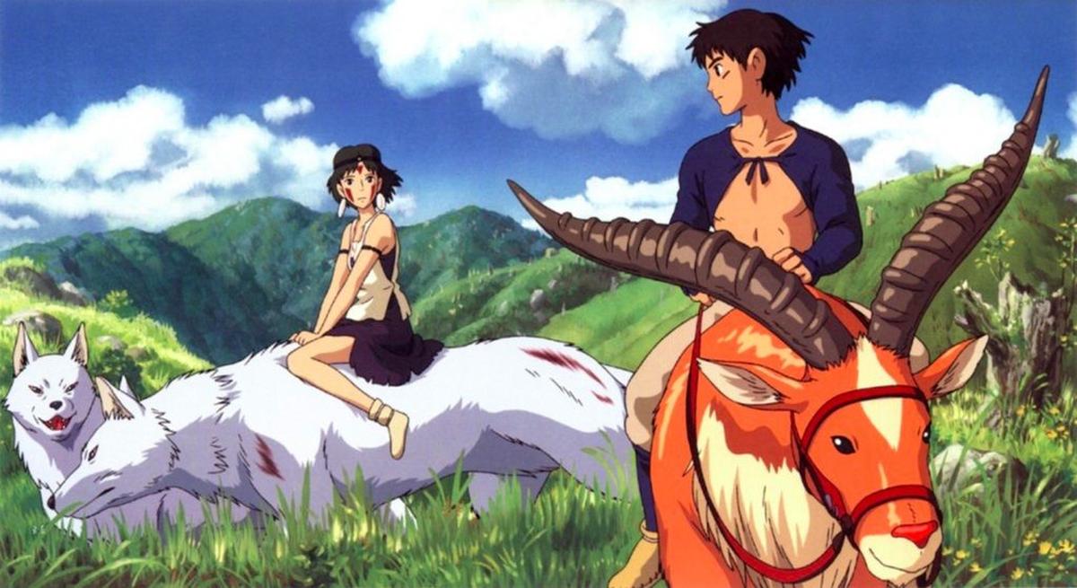 A still from ‘Princess Mononoke’