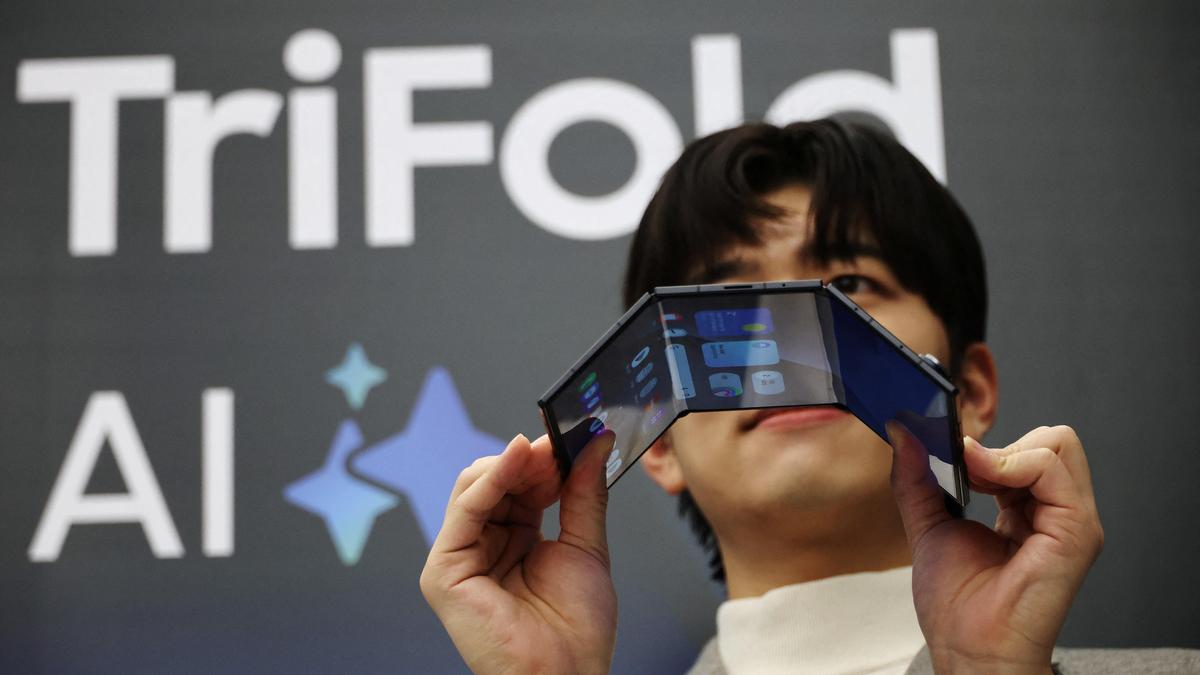 Samsung unveils first multi-folding phone as competition set to heat up