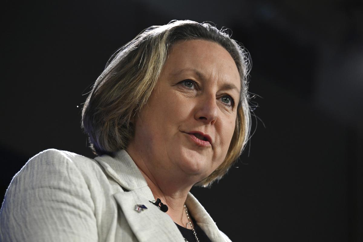 U.K. Minister Anne-Marie Trevelyan says Australian submarines will assure neighbours