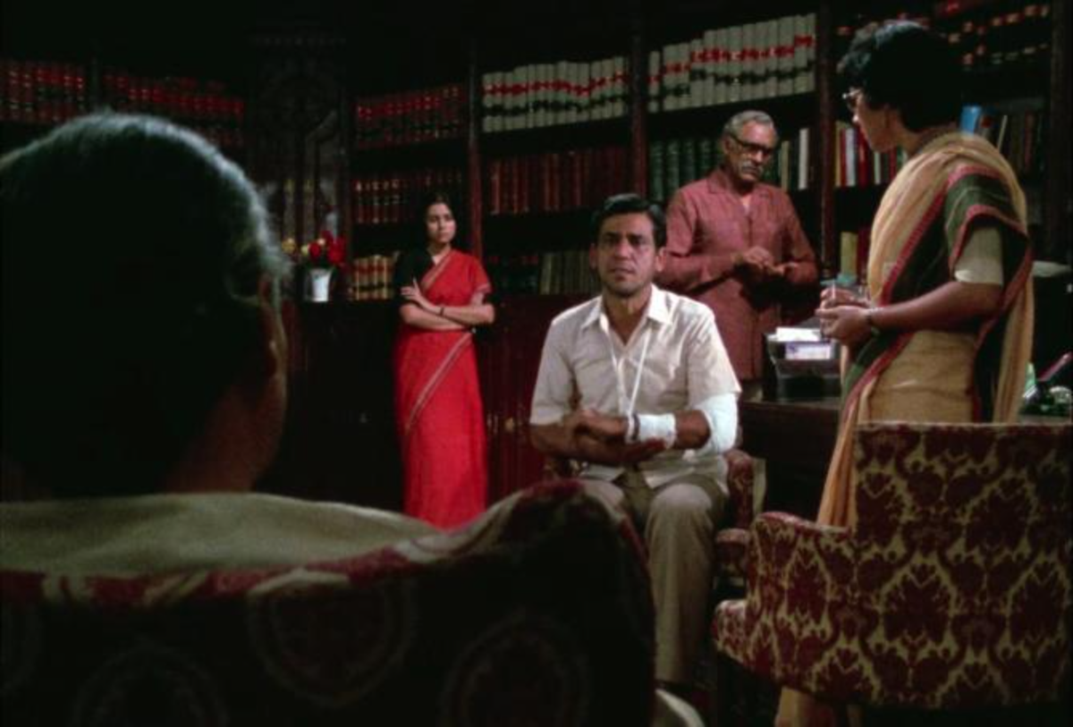 A still from Govind Nihalani's Party 