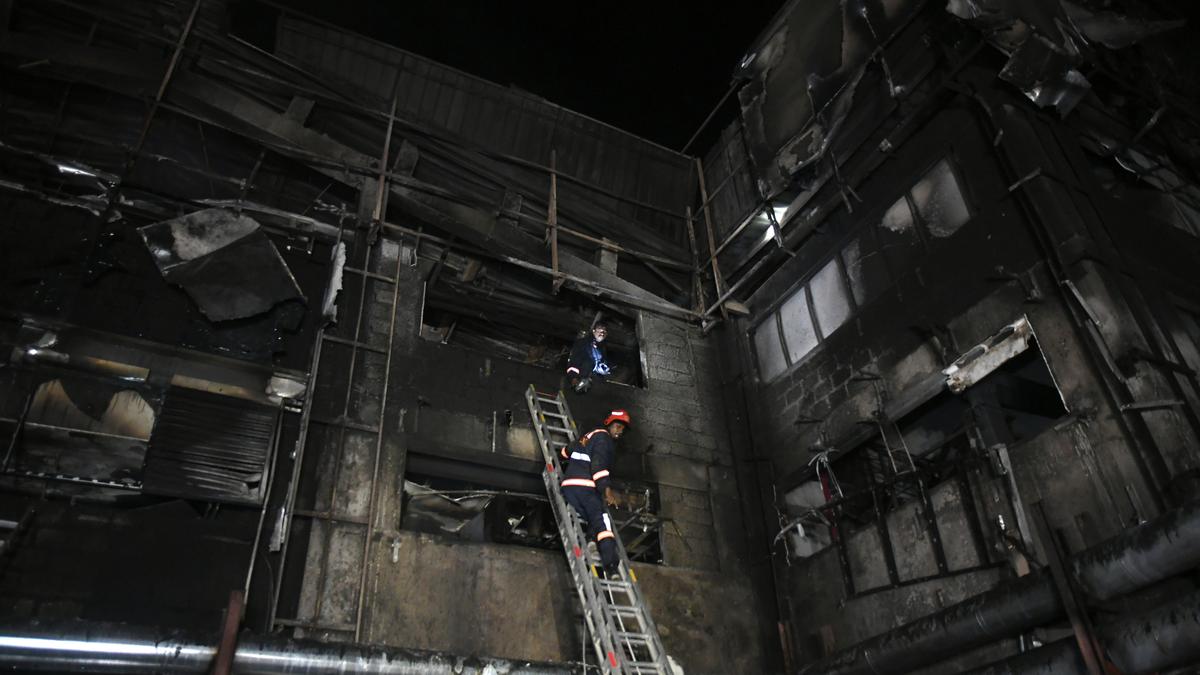 Fire rips through multi-storey building near InfoPark at Kakkanad