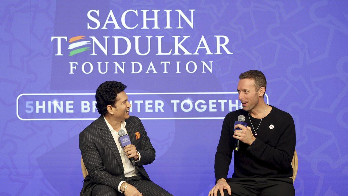 Coldplay singer Chris Martin attends five year anniversary celebration of Sachin Tendulkar Foundation