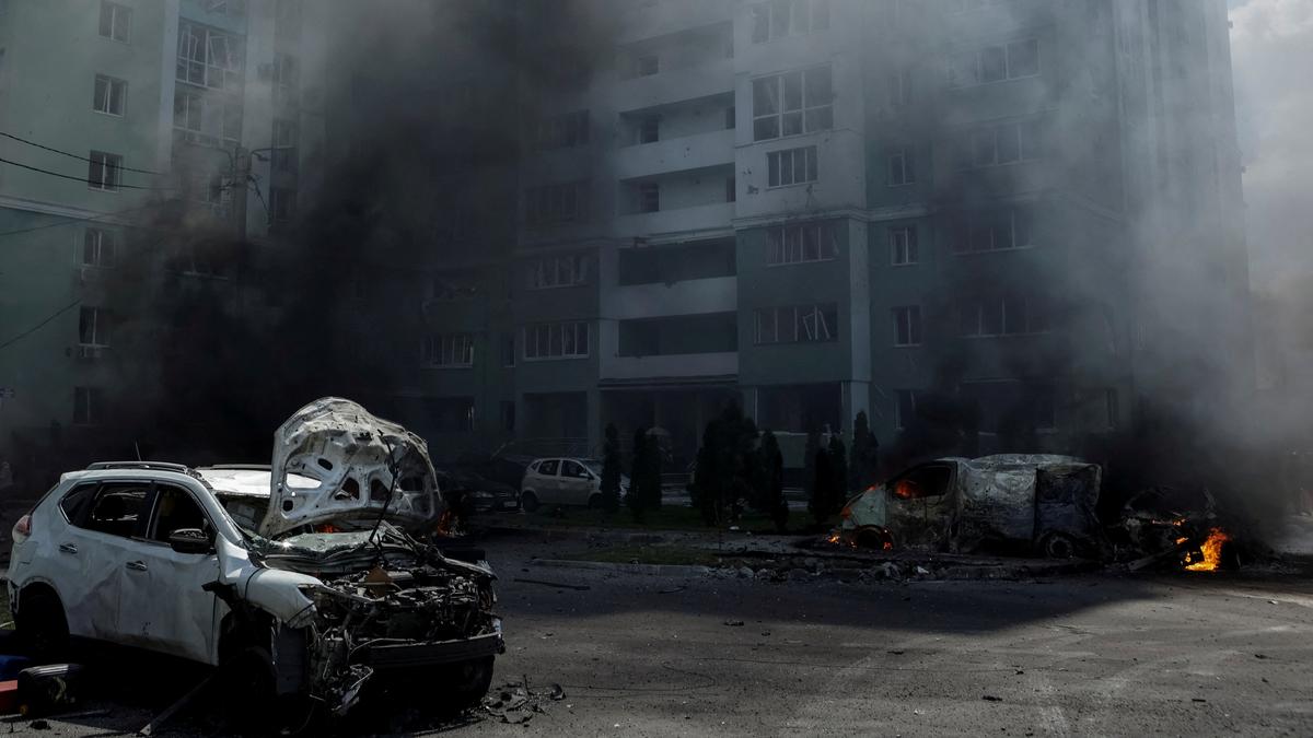 Russian attacks kill five, including family, in east Ukraine