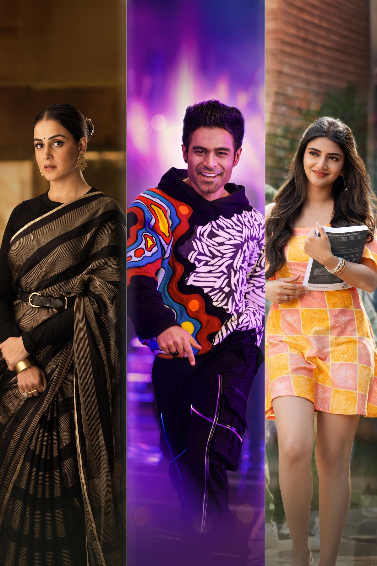 Genelia, Kiriti Reddy and Mr. Leela in 'Junior' 