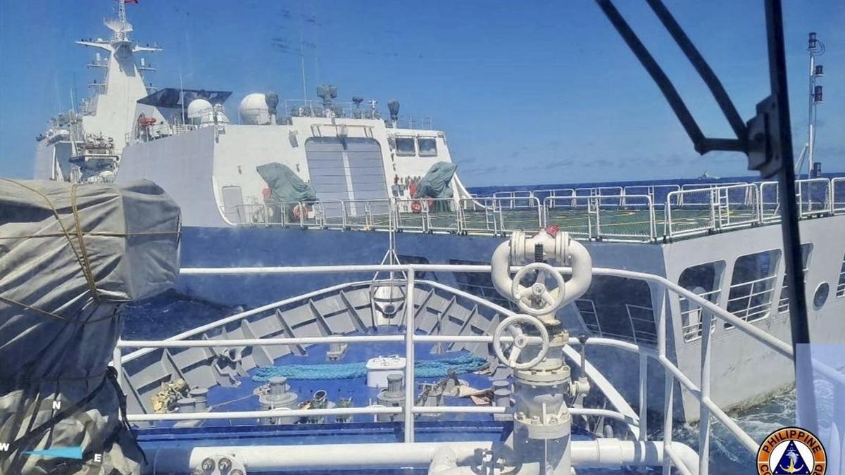 Philippine military condemns Chinese coast guard's use of water cannon on its boat in disputed sea
