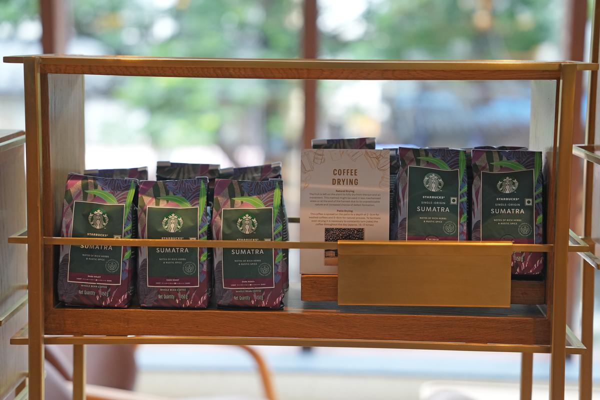 Coffee at Starbucks Chennai’s experiential store