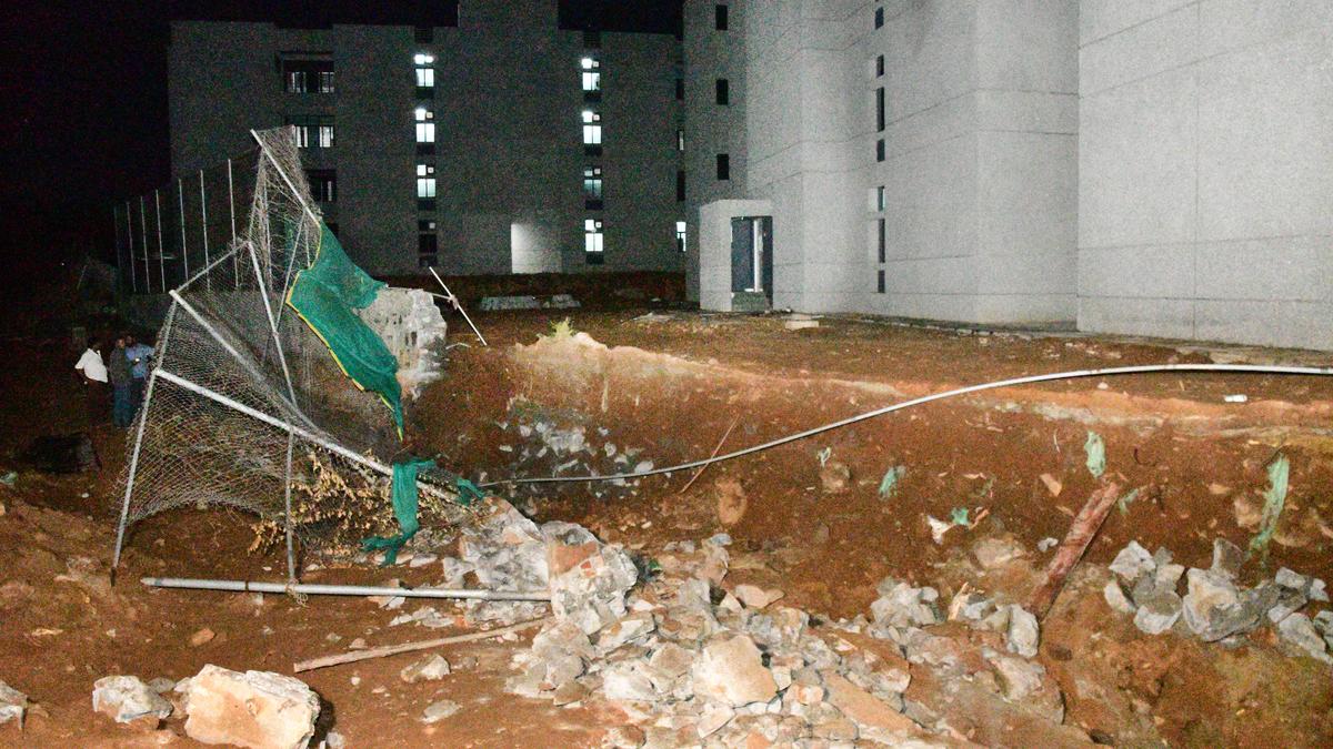 Three booked for wall collapse that killed five construction workers in Coimbatore &nbsp;