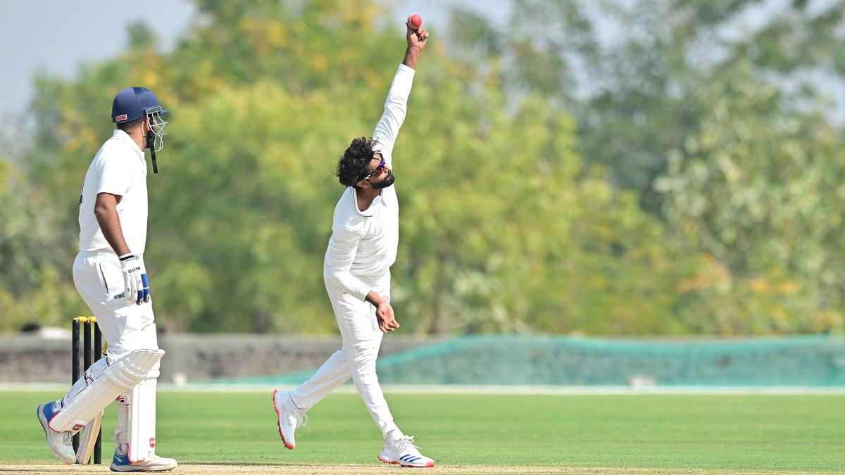 Jadeja's spin magic propels Saurashtra ahead against Delhi in Ranji Trophy.