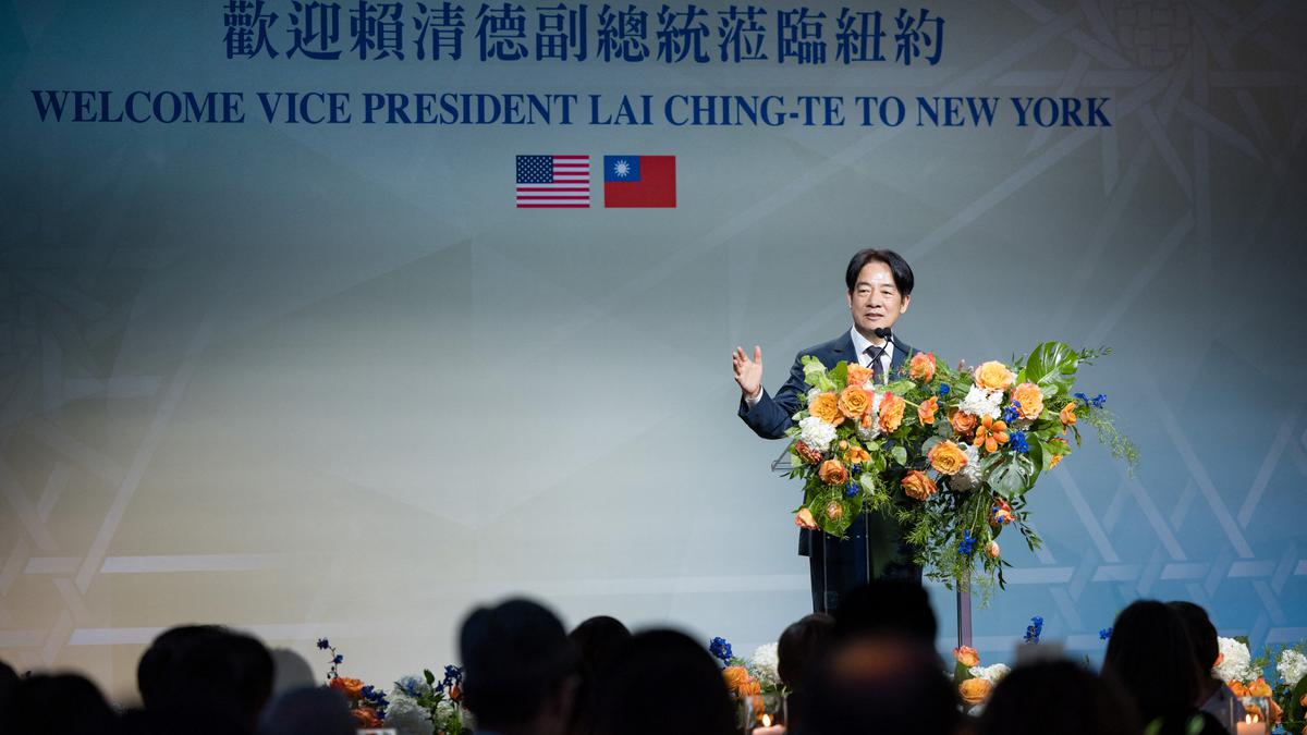 Taiwan VP vows to 'resist annexation' during sensitive U.S. trip