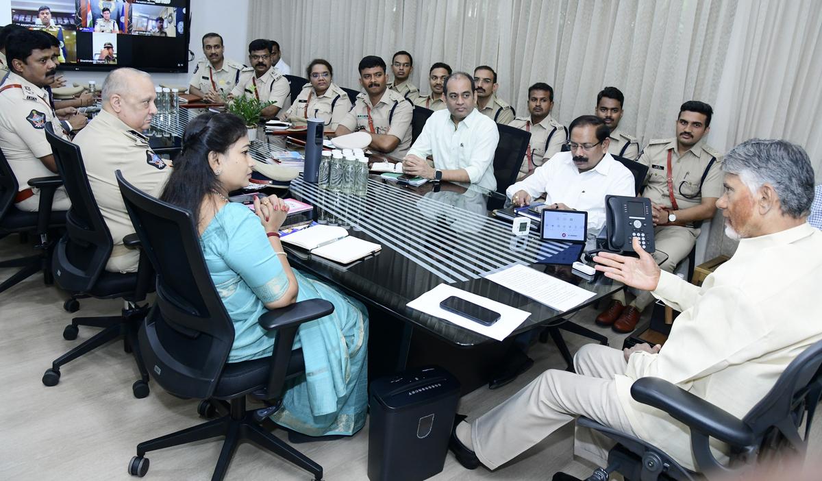 Maintaining law and order is among top priorities of government, says Andhra CM - The Hindu
