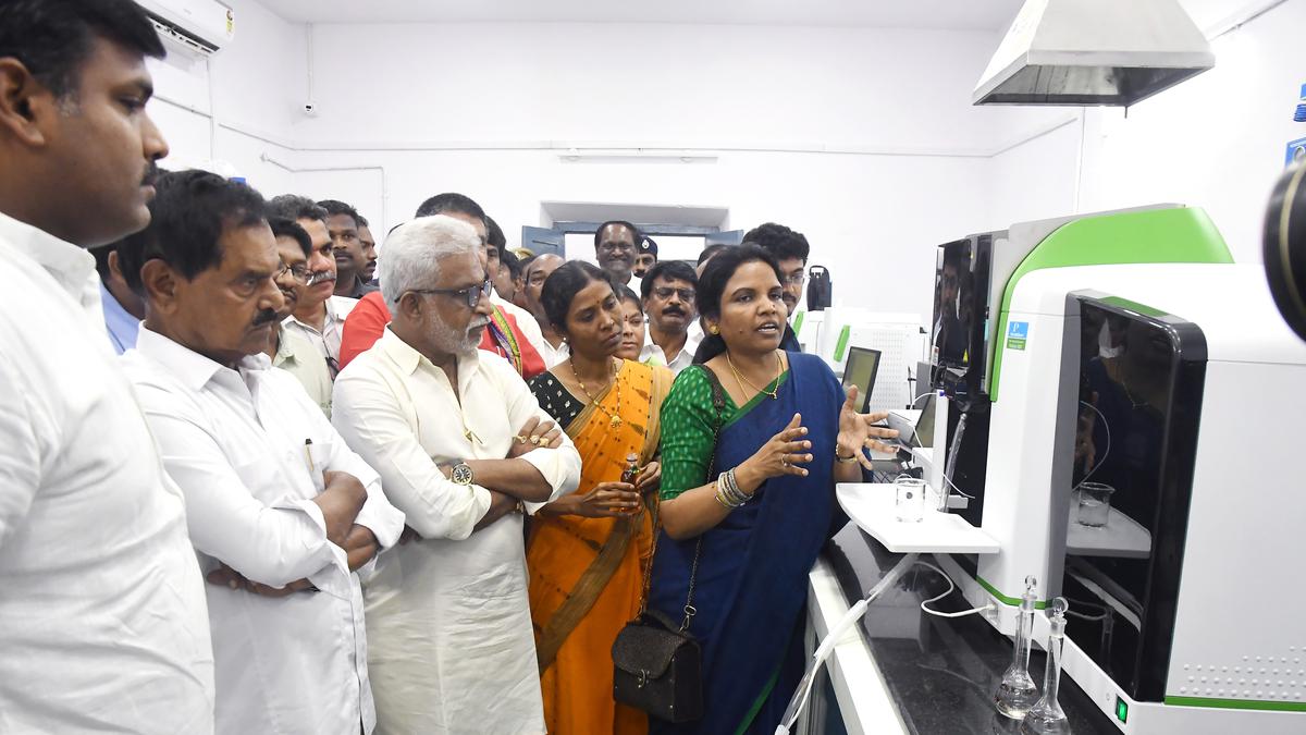 Liquor testing lab opened by Excise Minister in Visakhapatnam