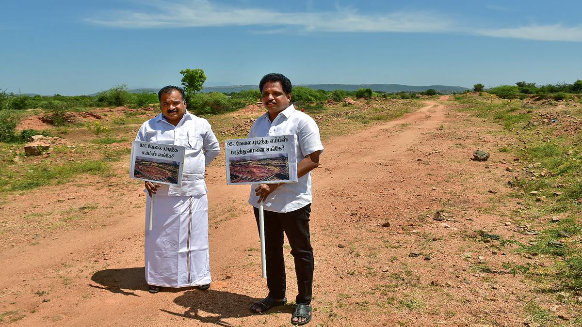 Madurai AIIMS | Congress, CPI (M) MPs mock Nadda’s claim on 95% completion of construction