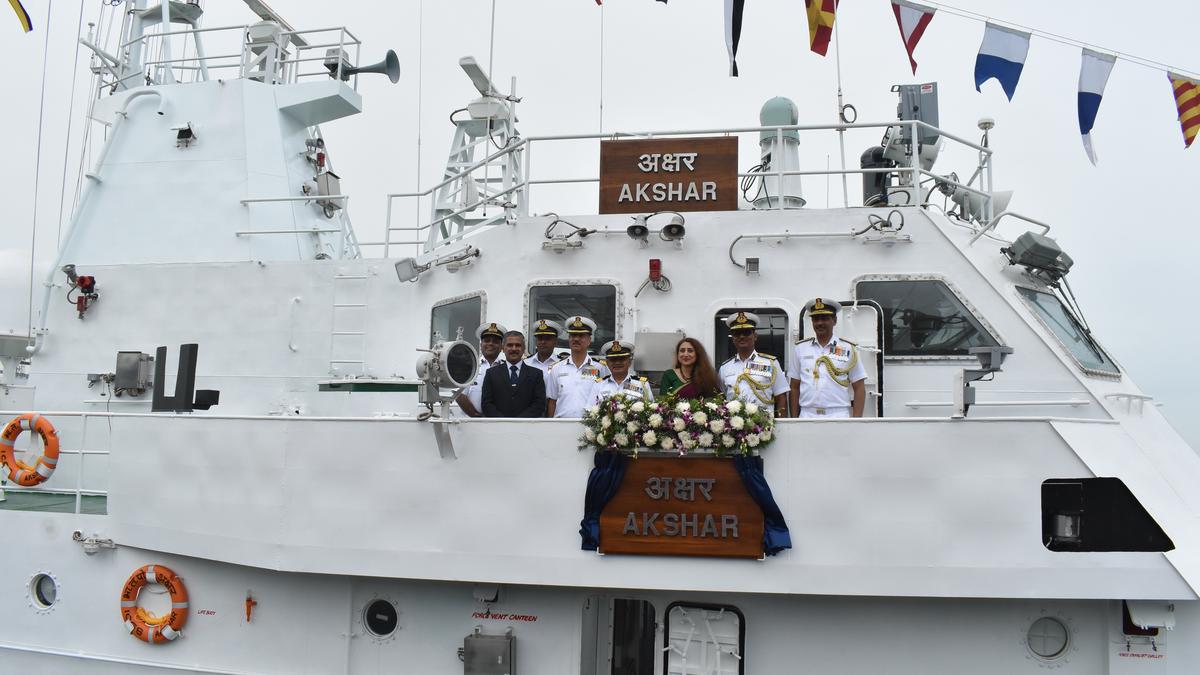 Indian Coast Guard commissions ICGS Akshar at Karaikal