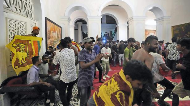 Protesters in Sri Lanka claim they find millions of rupees inside President Rajapaksa’s house