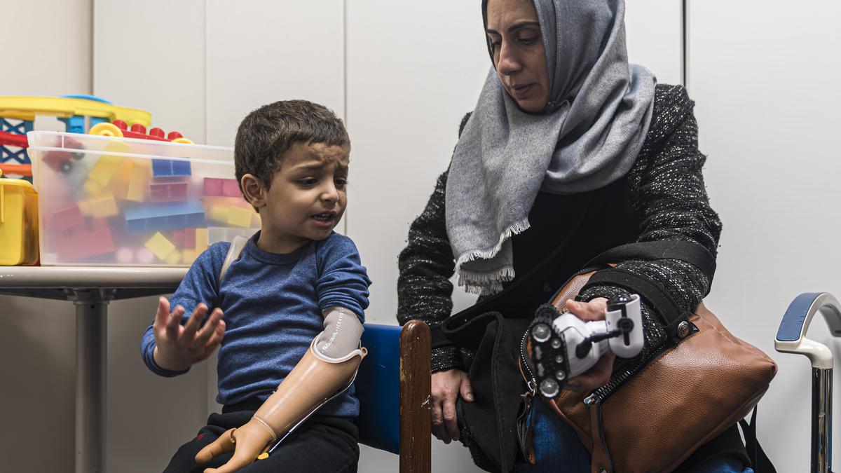 Half a world away, four-year-old Gaza boy gets a new lease of life after losing an arm