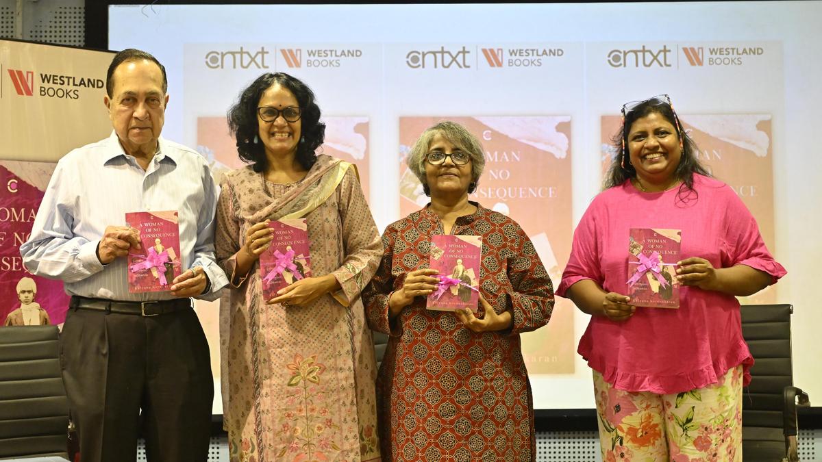 Book titled A woman of no consequence launched