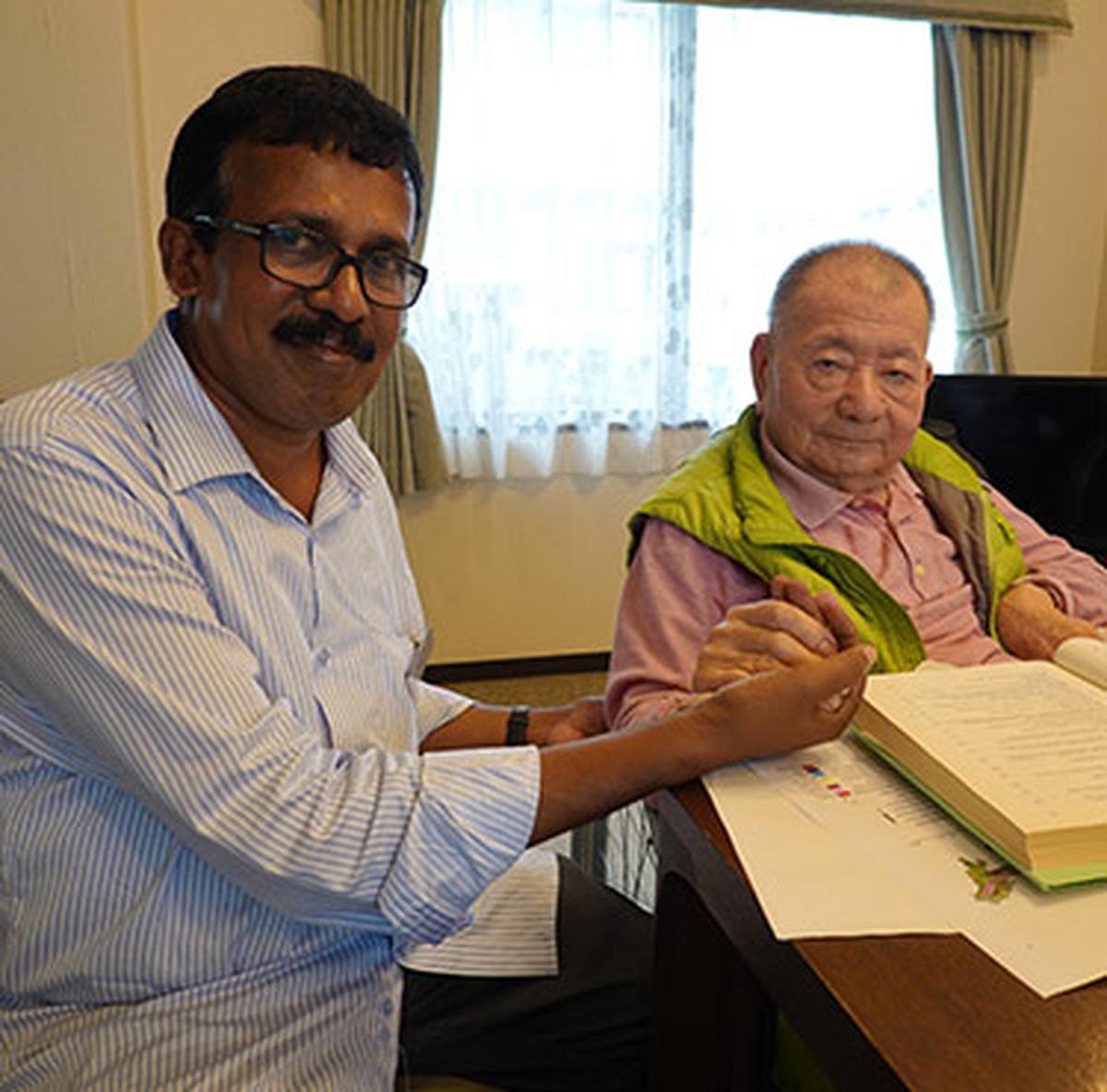 MR Hari with Akira Miyawaki. 