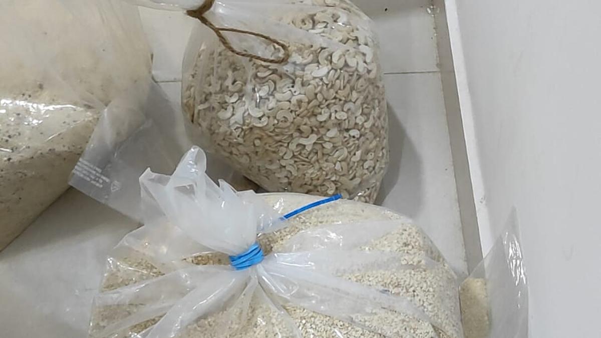 210 kg cashew worth ₹1.5 lakh seized in Hyderabad’s Mallapur