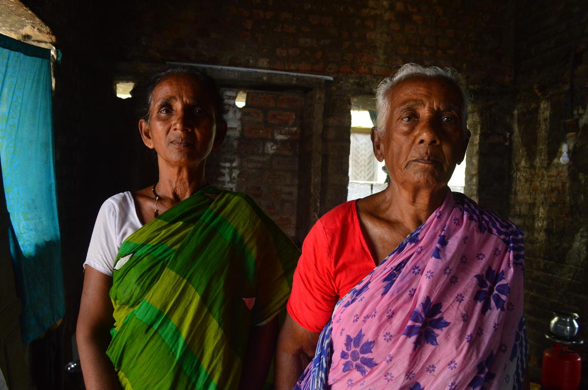 A woman stalwart, Anaparthi Janardhanamma, is the oldest puppeteer alive in Madhavapatnam panchayat near Kakinada but her daughter (next to her) did not pursue the art