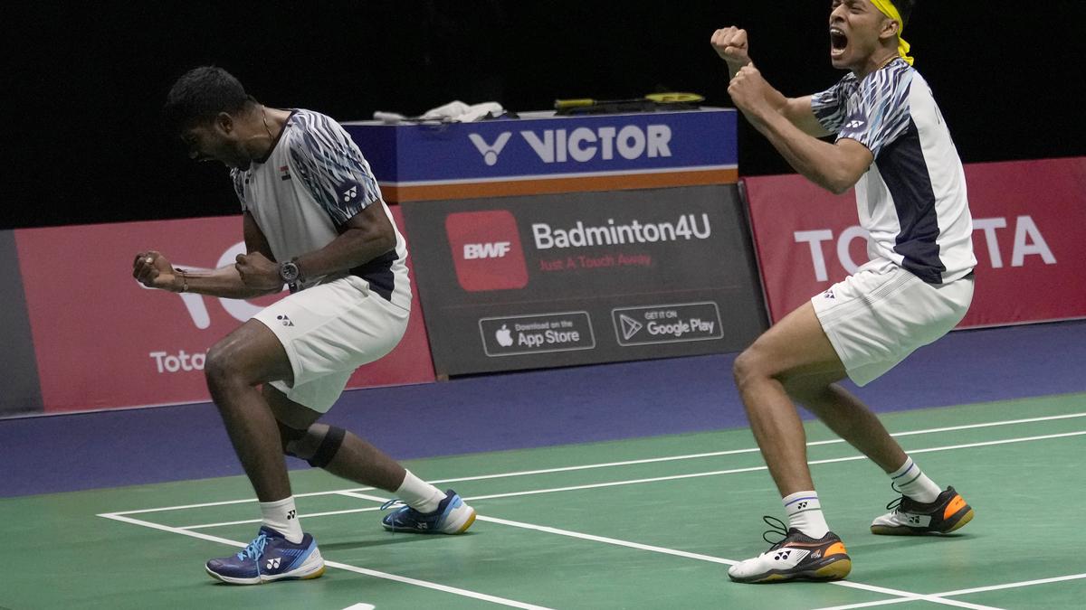 Sports Ministry announces ₹1 crore reward for victorious Indian men's badminton team