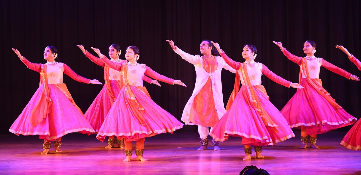 Abhinava Dance Company’s Kathak performance at the Music Academy on January 7, 2024.