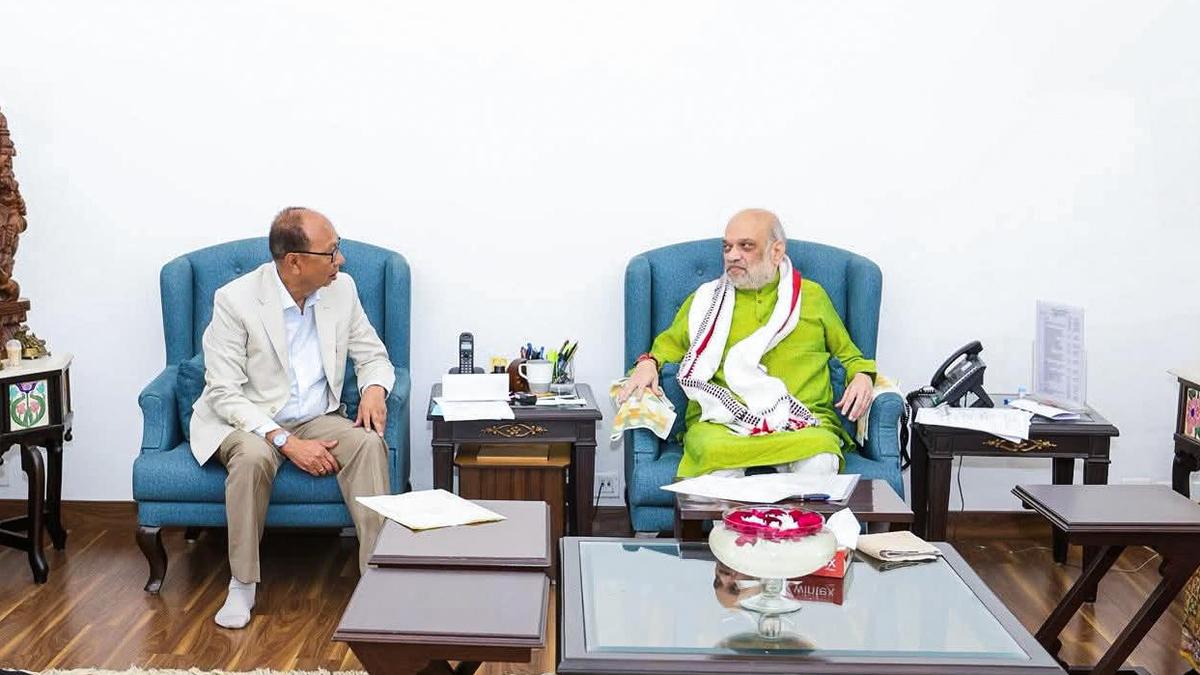 Amit Shah reviews security situation in Manipur