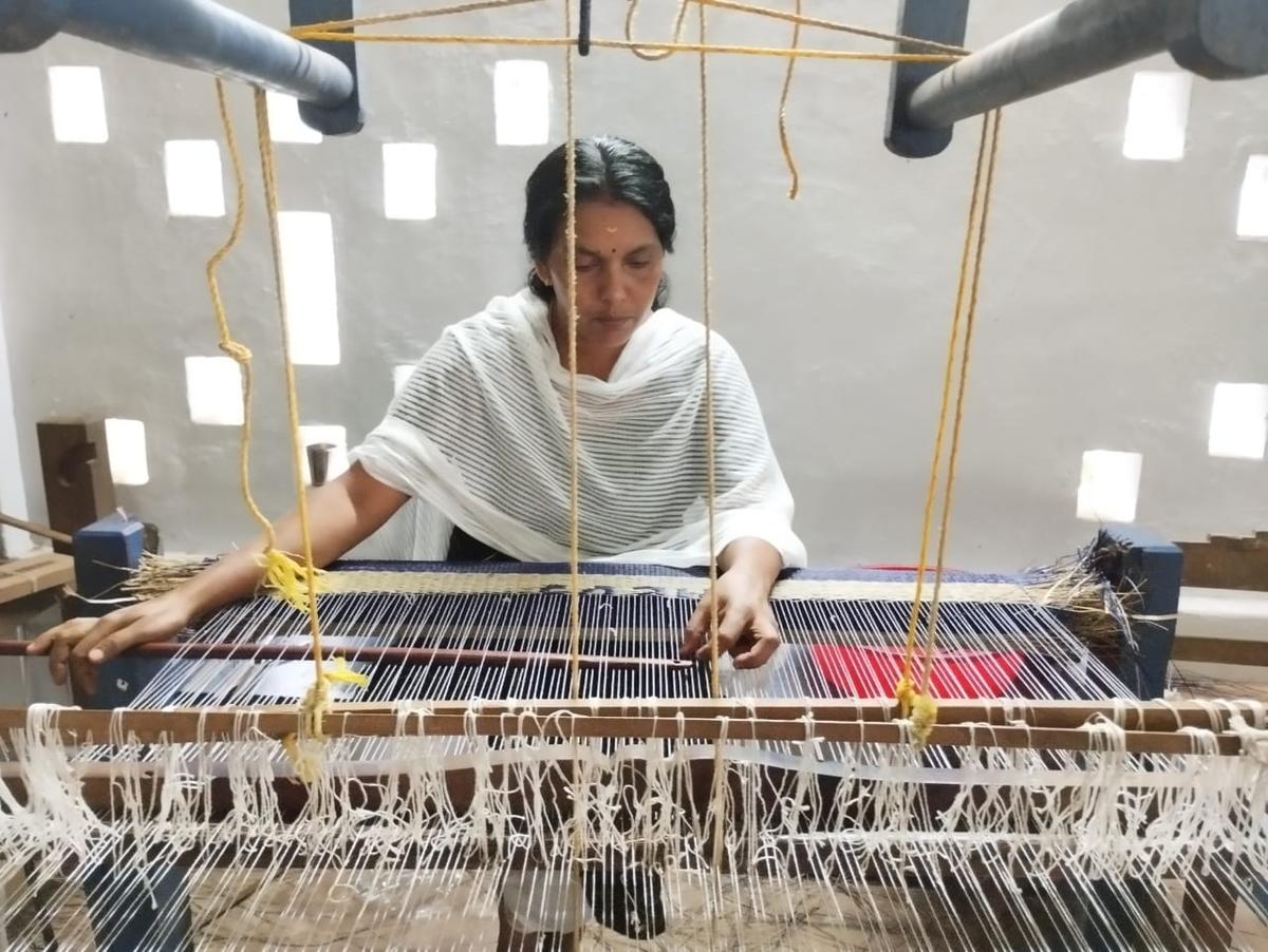 Yoga mats from Killimangalam The Hindu