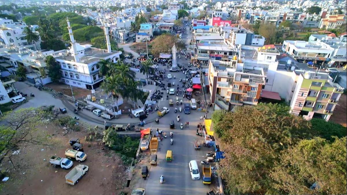 City police conduct drone surveillance in parts of Mysuru