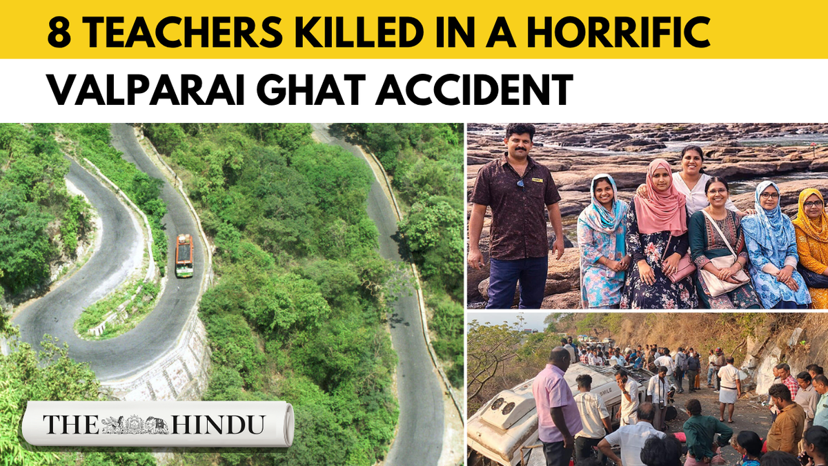 Teachers’ cacation turns fatal: 8 killed in Valparai hairpin bend crash