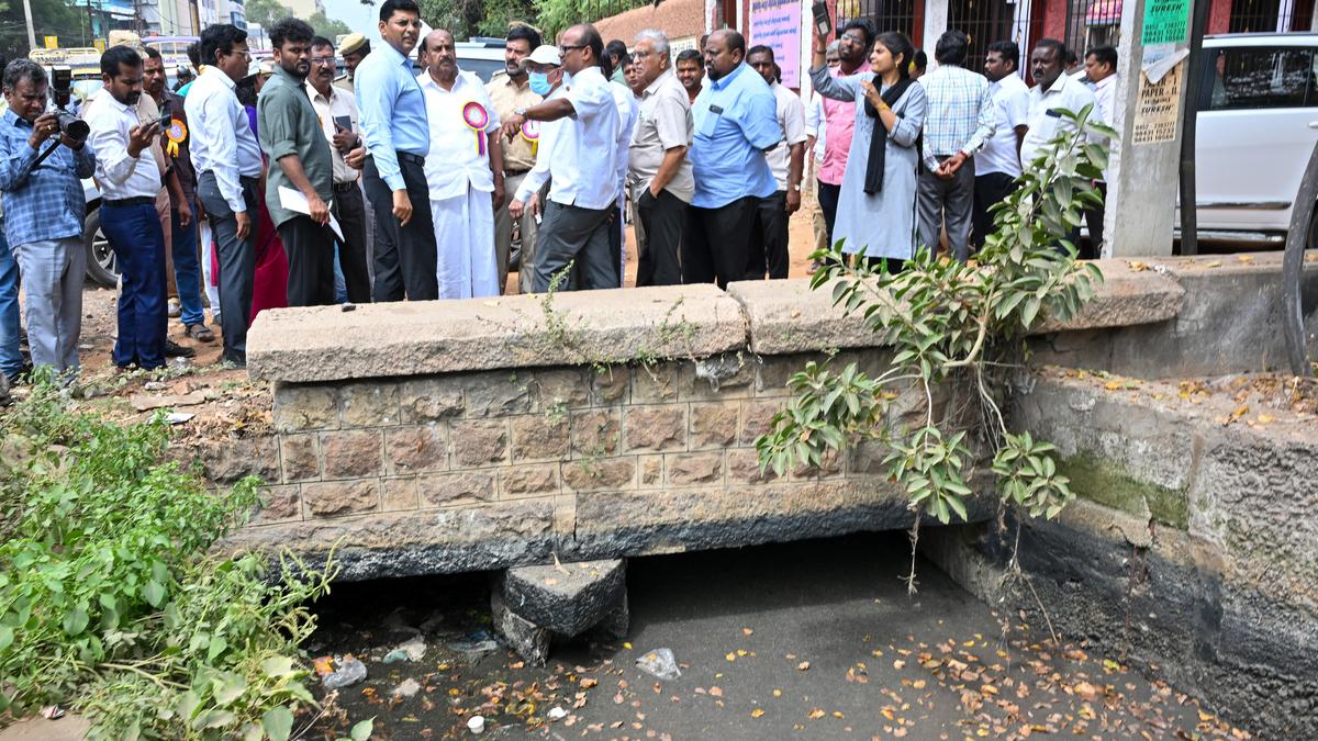 Estimates Committee inspects various ongoing projects in Madurai city