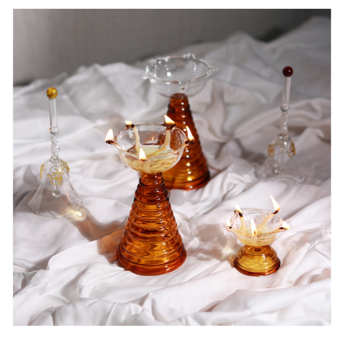 Glass puja set Muun Home Glass puja set Muun Home