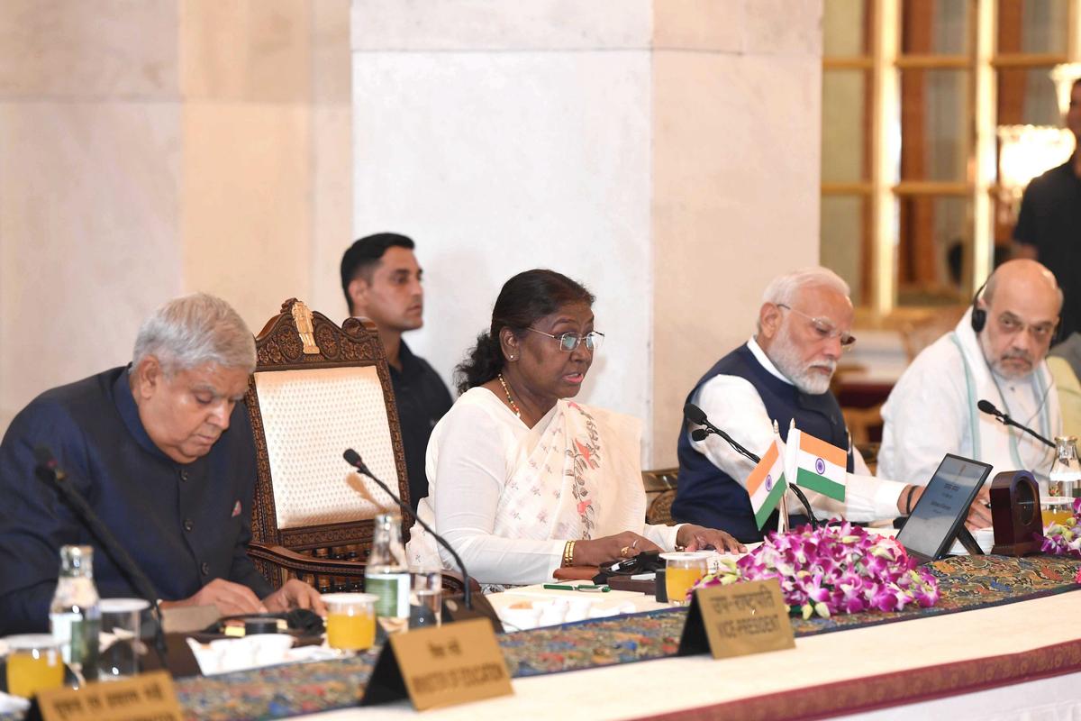 Governors should play the role of an effective bridge between Centre and  States, says PM Modi at Conference of Governors - The Hindu