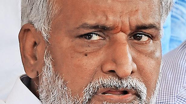 HR and CE Minister inspects renovation work at Bhoomeeshwarar temple