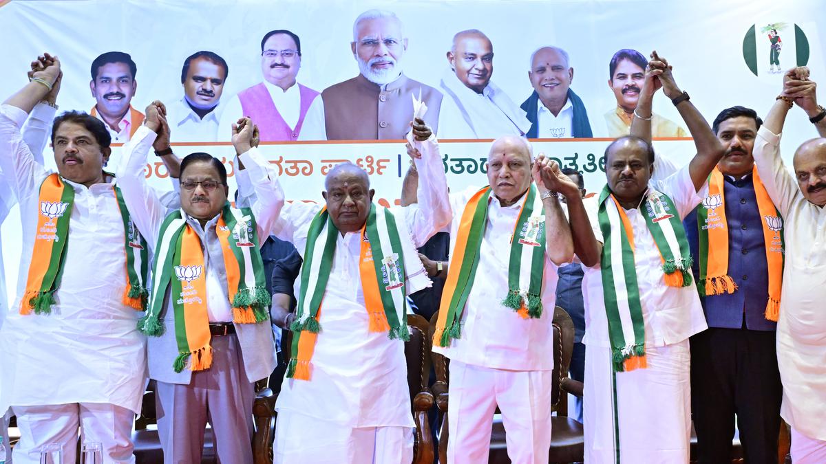 BJP-JD(S) meet: Old rivals vow to put past behind, plan joint campaigns
