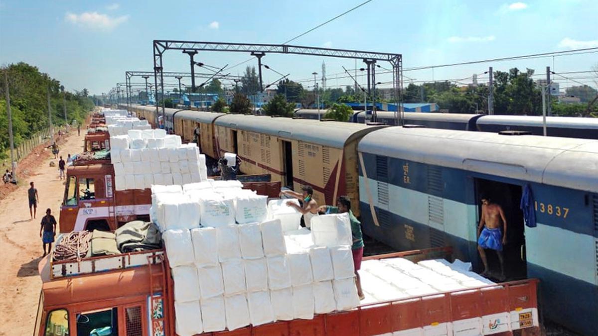 Weekly parcel train service between Tughlakabad in Delhi and Yesvantpur in Bengaluru